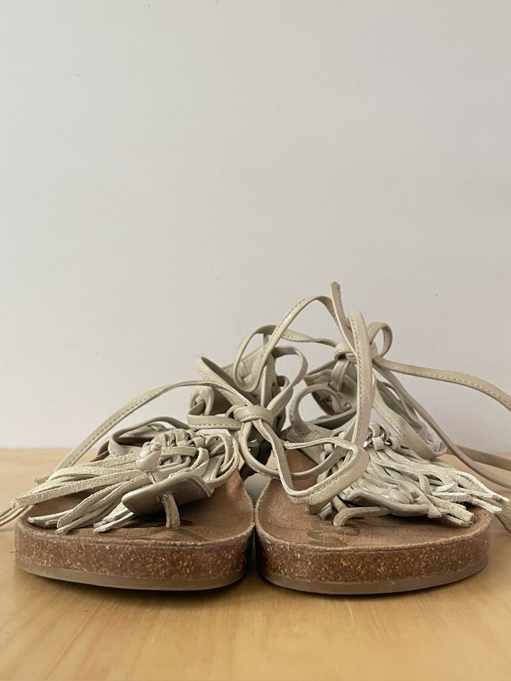 Sam Edelman Kyra fringe lace-up sandals | US 6M - Picture 2 of 9